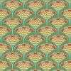 Pie In The Sky Tilda Fabric | Tasselflower Green