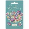 Pie In The Sky Tilda Fabric Covered Buttons - 16mm, Pack of 8