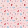 Licensed Cotton Fabric | Mickey Mouse - Baked With Love Blush