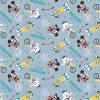 Licensed Cotton Fabric | Mickey Mouse - Little Performer Blue