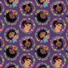 Licensed Cotton Fabric | Encanto - We Have The Magic Purple