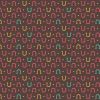Cotton Fabric Print | Lucky Love Brown