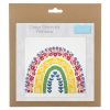 Fun Counted Cross Stitch Kit | Large: Rainbow