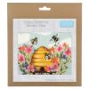 Fun Counted Cross Stitch Kit | Large: Modern Bee