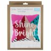 Half Stitch - Tapestry Cushion Kit | Shine Bright