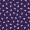 Coronation Day Fabric | Union Jack Hearts Purple - Gold Metallic