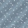 Space Glow Lewis & Irene Fabric | Stars Light Blue Glow