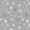Saariselkä Lewis & Irene Fabric | Snowflakes Grey