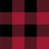 Super Soft Fleece | Lumberjack Dark Red - Black