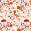 Cassandra Connolly Squirrelled Away Fabric | A Squirrel's Tale Cream