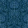Brensham Lewis & Irene Fabric | Brensham Trees Dark Blue