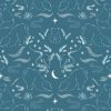 Cassandra Connolly Arctic Adventure Fabric | Arctic Lights, Winter Nights Teal Pearl