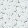 Cassandra Connolly Arctic Adventure Fabric | Polar Delight Light Sea Mist Pearl
