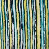 Chally Fabric | Watercoloured Stripes Blue & Green