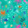 Ocean Glow Lewis & Irene Fabric | Under The Sea Sea Green
