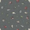 Small Things Countryside Fabric | Farm Vehicles & Wellies Dark Grey