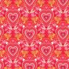 All We Need Is Love Lewis & Irene Fabric | All We Need Is Love Flirty Red Gold Metallic