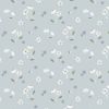 Cassandra Connolly Floral Song Fabric | Dancing Daisies Duck Egg