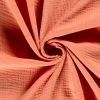 Double Gauze Fabric | Plain Coral