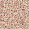 Cotton Rich Jersey Fabric | Autumn Flowers Off White