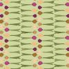 The Kitchen Garden Lewis & Irene Fabric | Onion Stripe Green