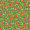 The Kitchen Garden Lewis & Irene Fabric | Nasturtiums Garden Green