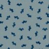 Small Things Celtic Inspired Lewis & Irene Fabric | Scottie Dog Loch Blue