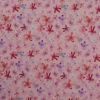 Organic Jersey Fabric | Small Waterflowers Dusty Pink
