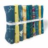 Quilting Fat Quarter Bundle | Curated 'Scraps' 10 Fat Qs! - Teals & Yellows
