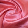 Shantung Satin Fabric | Coral