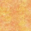 Prismatic Colour Splash Batik Fabric | Wavy Fans Orange/Yellow