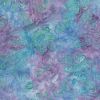 Prismatic Colour Splash Batik Fabric | Floating Flowers Multi