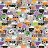 Chills & Thrills Fabric | Halloween Treats Grey