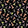Chills & Thrills Fabric | Hocus Pocus Hats Black