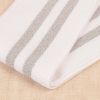 Cuff Five Stripe Metallic 85mm | White/Silver
