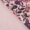 Luxury Sweatshirt Fabric | Paisley Pink