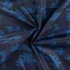 Printed Waterproof Raincoat Fabric | Camuflage Navy