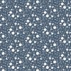 Cassandra Connolly Evenfall Fabric | Moonflower Midnight Blue