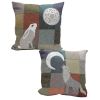 Quilting Antics Pattern | Moon Gazing Hare & Wolf Cushions