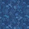 Forget Me Not Lane Lewis & Irene Fabric | Rabbit Meadow Dark Blue