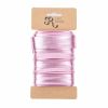 Bias Binding Metallic, 25mm x 10m Card | Pink