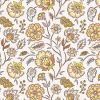Indian Summer Fabric by Stuart Hillard | Large Floral Yellows