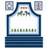 Tomtens Folklore Christmas Lewis & Irene | Apron Panel