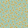 Tilda Wallflower Fabric | Bellflower Teal