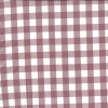 Berkshire Yarn Dyed Cotton Gingham Fabric, 17mm | Mauve