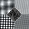 Berkshire Yarn Dyed Cotton Fabric | Fat Quarter Bundle Black