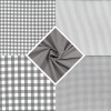 Berkshire Yarn Dyed Cotton Fabric | Fat Quarter Bundle Grey