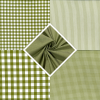 Berkshire Yarn Dyed Cotton Fabric | Fat Quarter Bundle Green