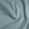 Organic Double Gauze Fabric | Misty Blue