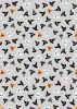 Witchy Woods Lewis & Irene Fabric | Witches Hats Ghostly Grey